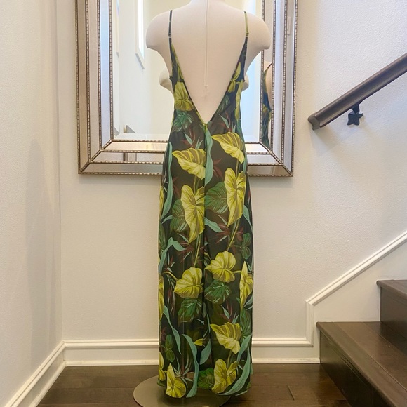 Y2K Victoria’s Secret Chiffon Tropical Floral Vintage Maxi Gown Slip Dress S🔥 - Picture 7 of 11